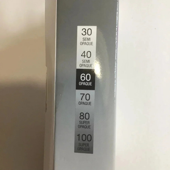 2/$30 SECRET Black Supreme Comfort Suede Opaque Tights Size 1+ - Picture 6 of 10